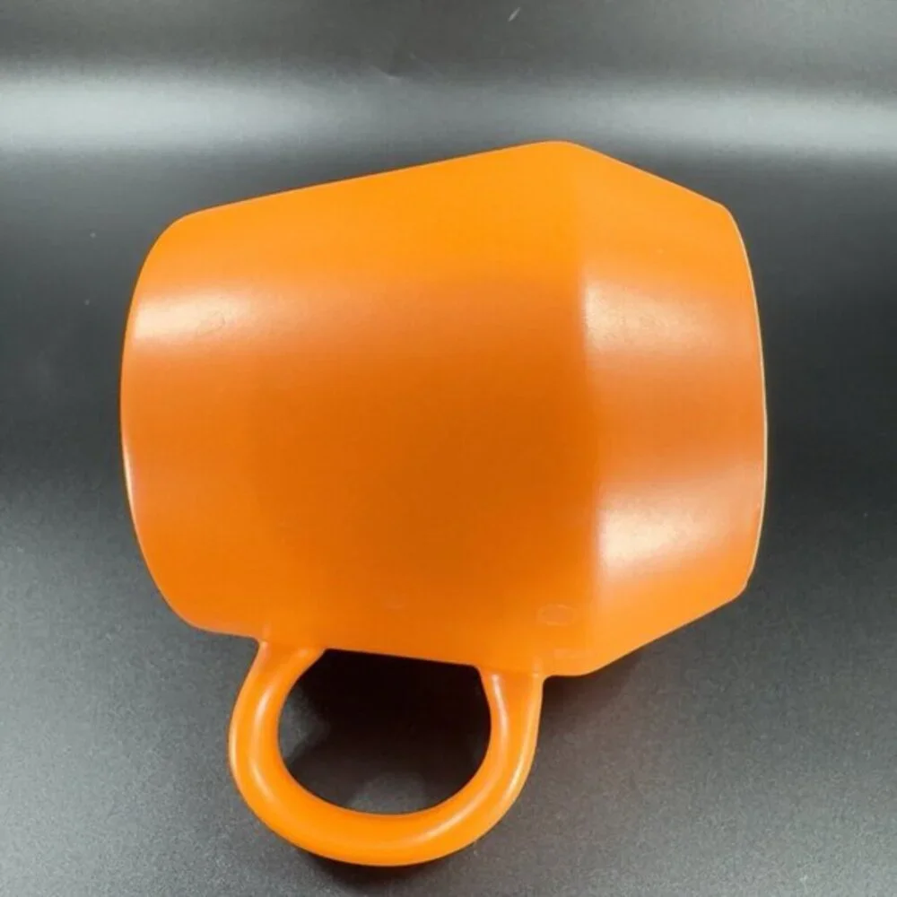 Ceramic‎ Coffee Mug Cup Stay Cozy Mug Cup Orange Glazed Drink ware Kitchenware